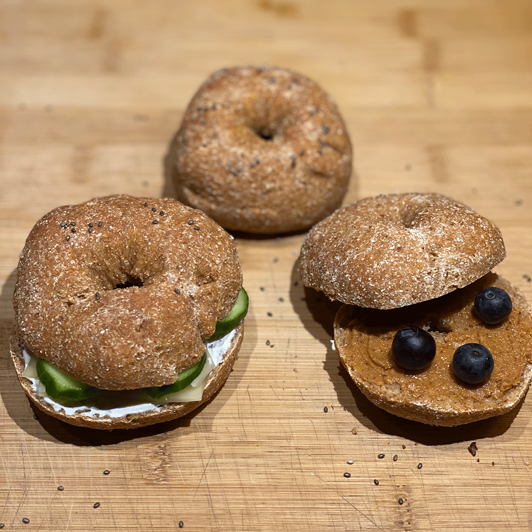 Healthy bagels