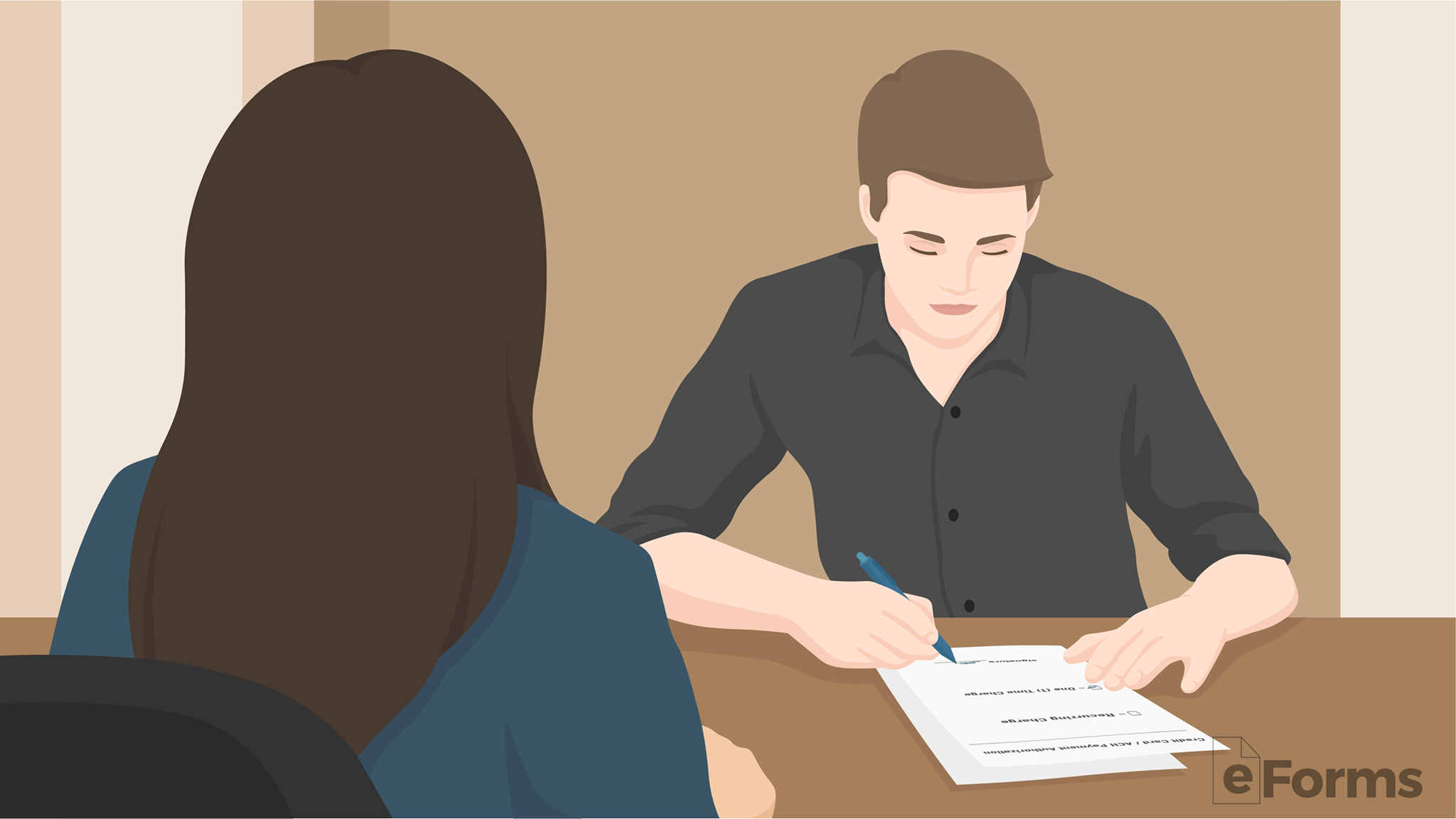 authorization for third party visa collection образец Cardholder Signs the Authorization Form
