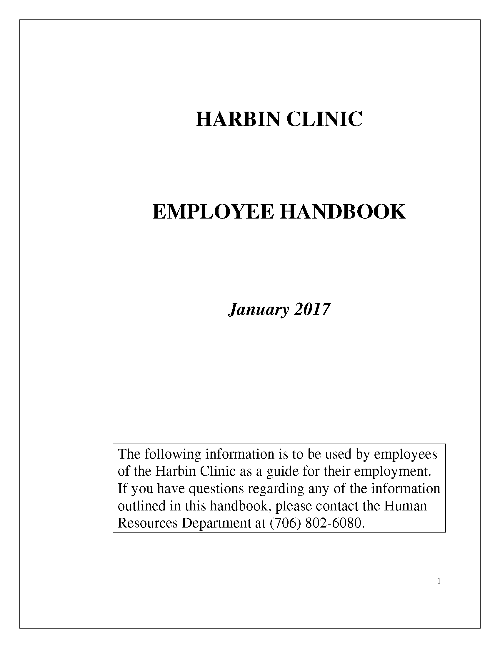 Free Medical Office Employee Handbook Template Sample PDF Word