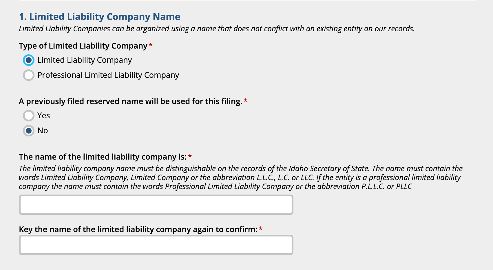 How to Form an LLC in Idaho eForms