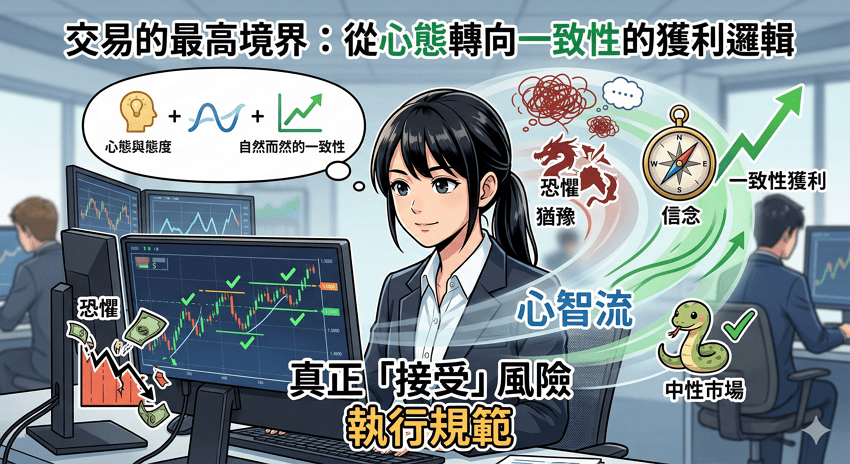 交易心理學：建立「一致性」心態，讓獲利成為邏輯驗證後的副作用