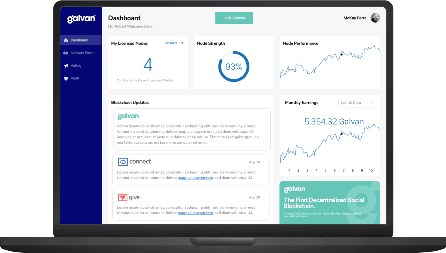 Galvan Review Digital Health, Move 2 Earn & Nodes EGamers.io P2E