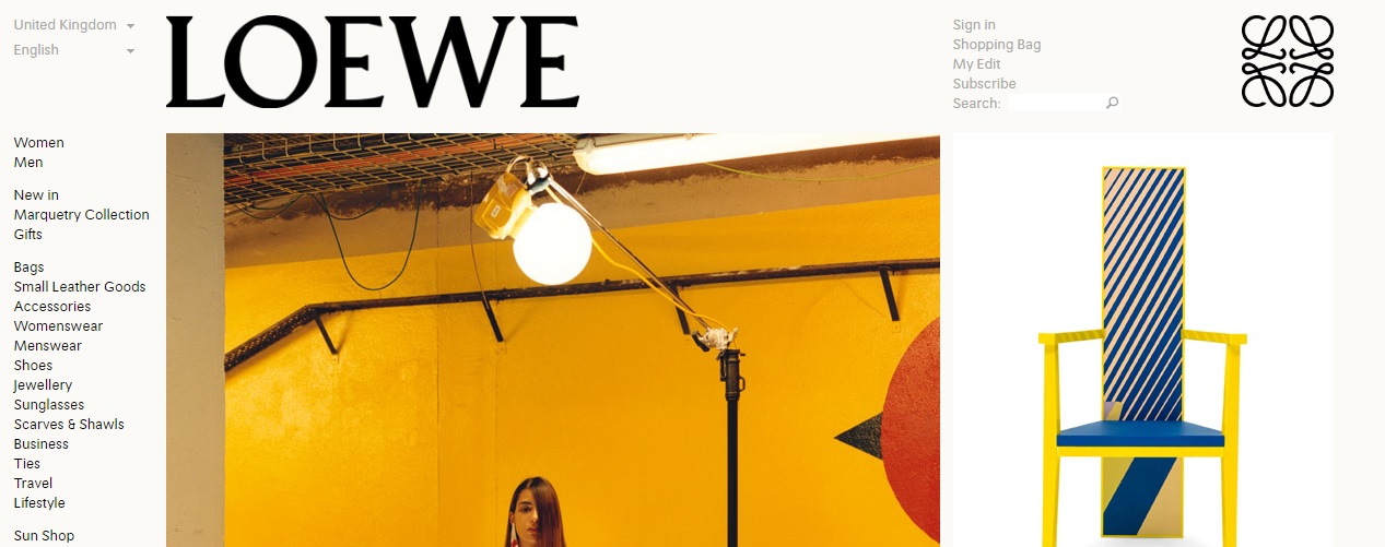 ロエベ LOEWE 海外通販でイギリスから個人輸入 EG代行