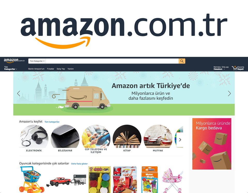 Amazon Türkiye bugün resmen açıldı • egegen Blog