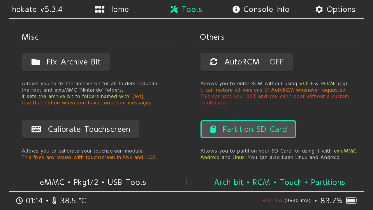 Create an emuMMC — Homebrew Guide documentation