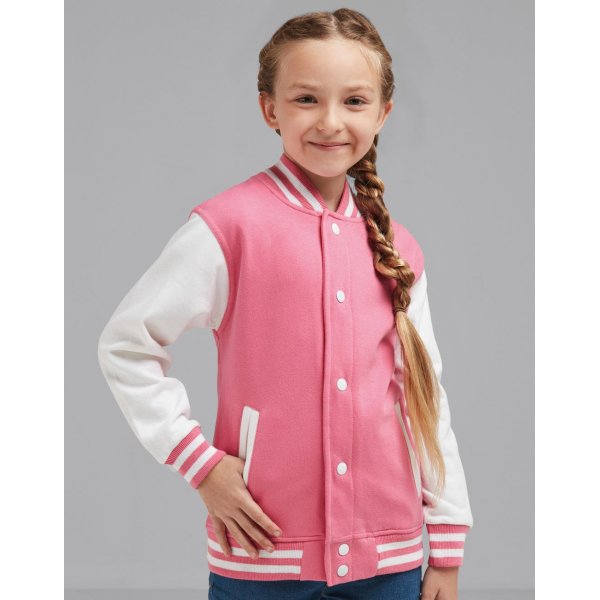 Baseballjacka barn med eget tryck