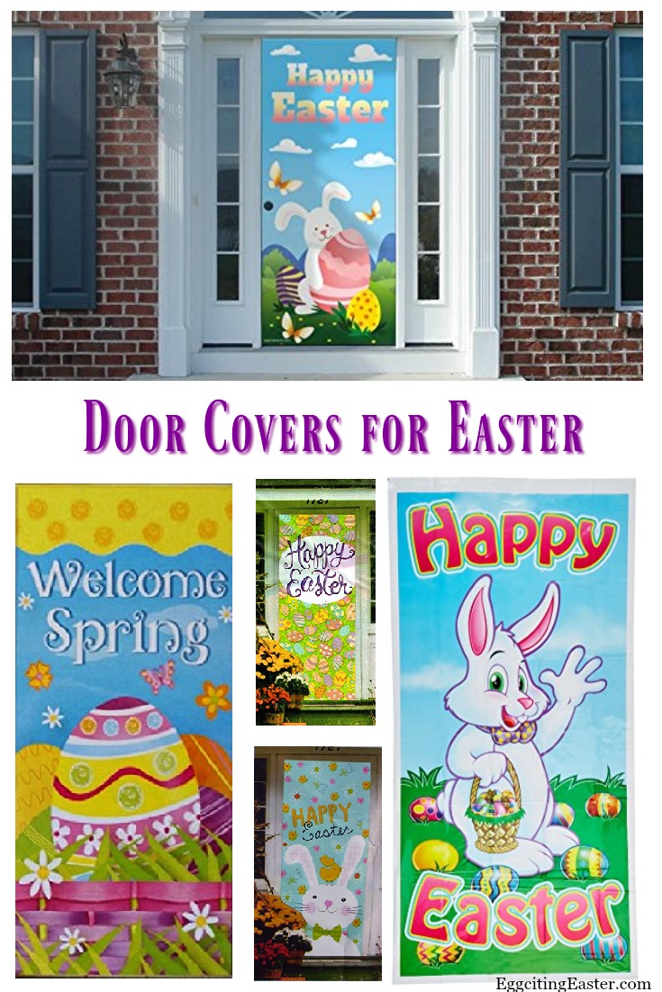 Pretty and Colorful Easter Door Covers Eggciting Easter