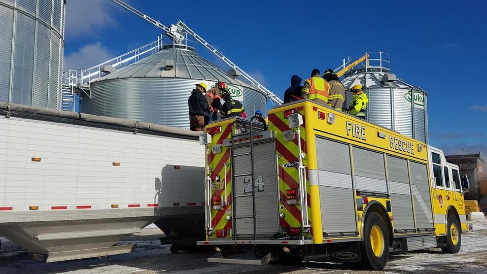 Grain Bin Rescue Egg Harbor Fire Department
