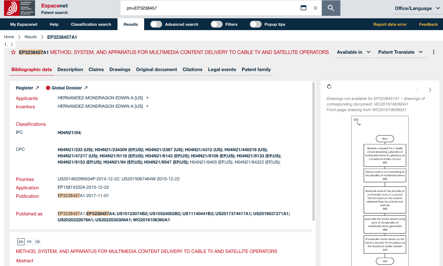 MEVIA Patent Portfolio Edwin Hernandez, PhD