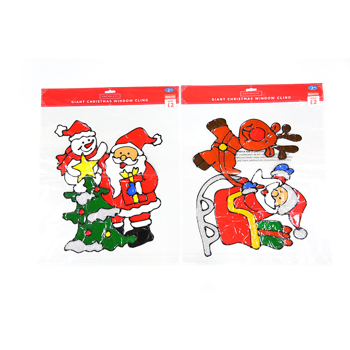 Christmas Window Stickers Assorted Designs_我的网站
