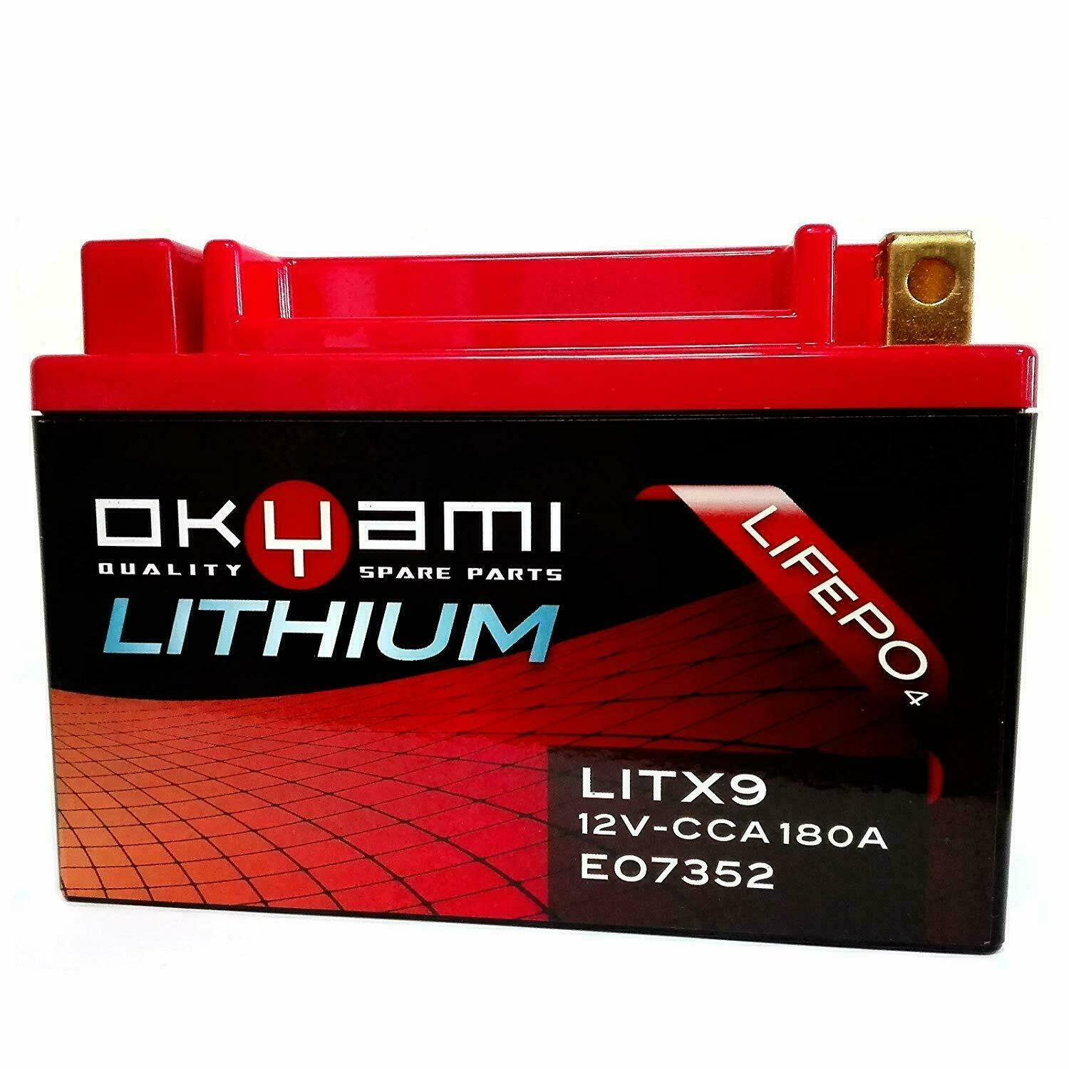 E07352 BATTERIA AL LITIO LITX9 PER MOTO E SCOOTER Guidomoto