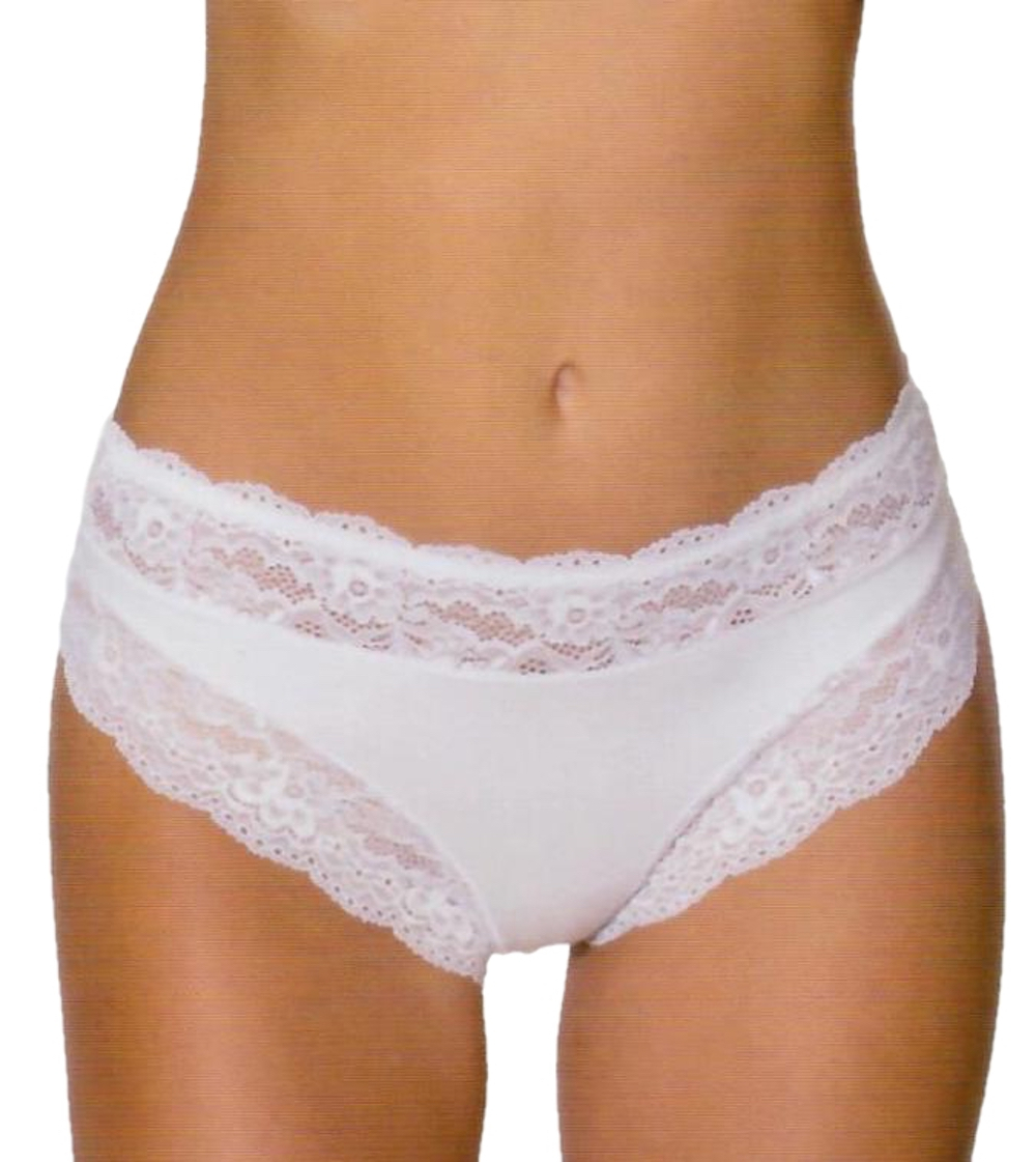Slip donna pizzo e cotone modal vita media RISVEGLIA I SENSI Intimo 2D
