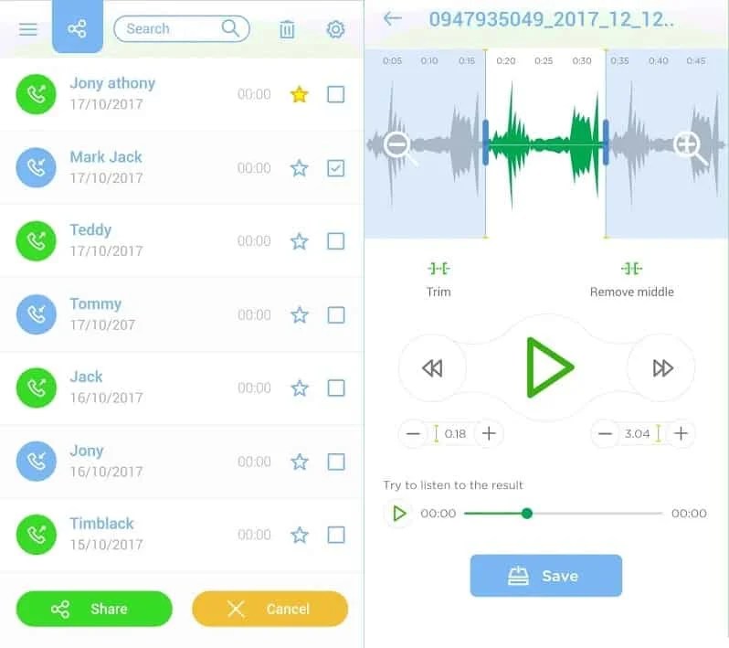  برنامج تسجيل المكالمات Call recorder APK
