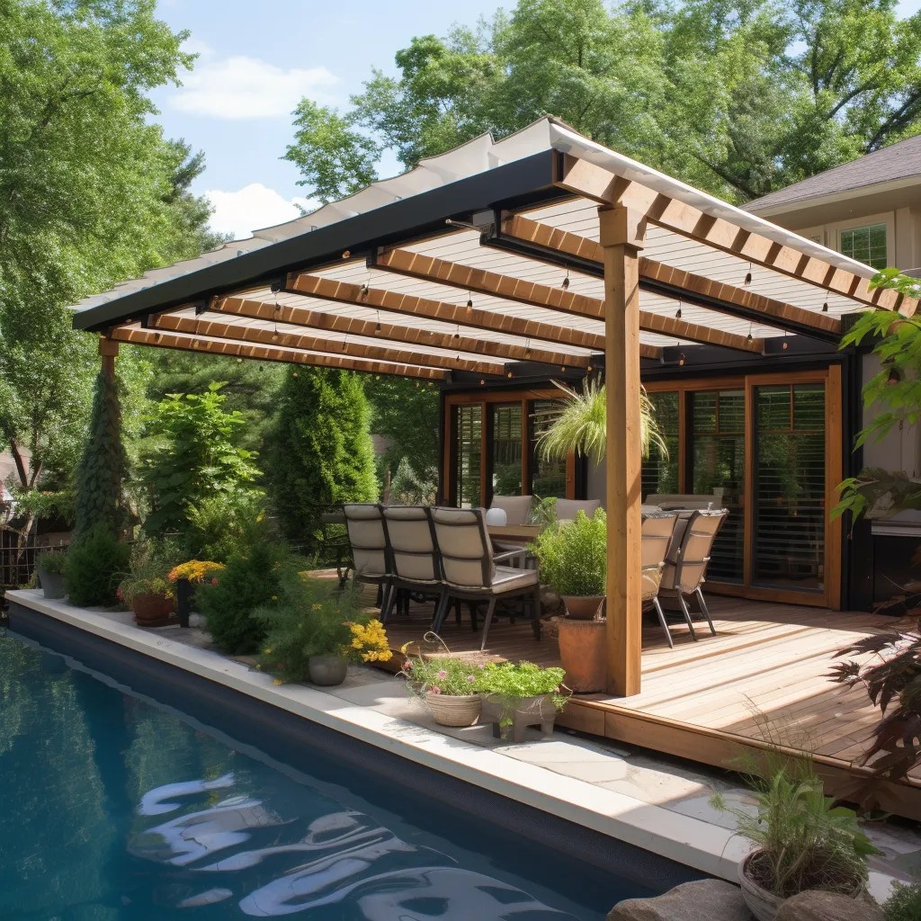 Enhance Your Outdoor Space With Waterproof Pergola Covers Egy Gazebo