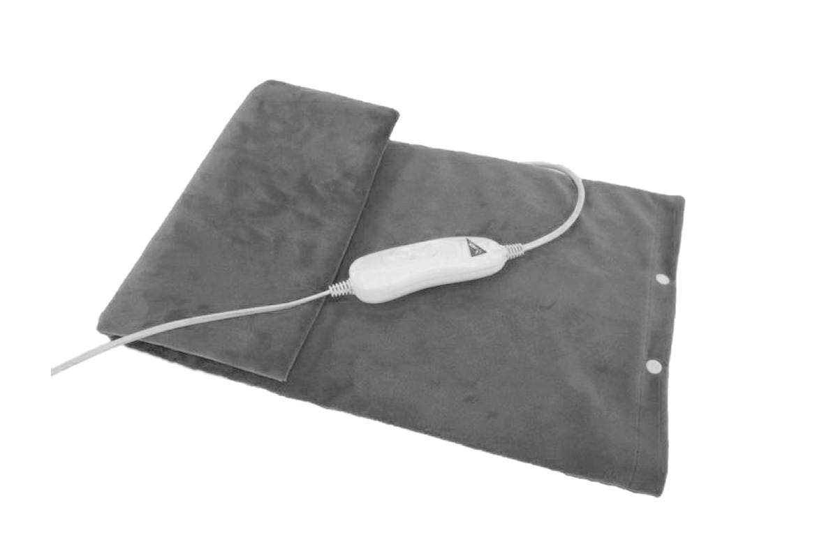 كومفورت هييل وسادة التدفئة لون رمادي حجم 30*60 سم زوي ثري