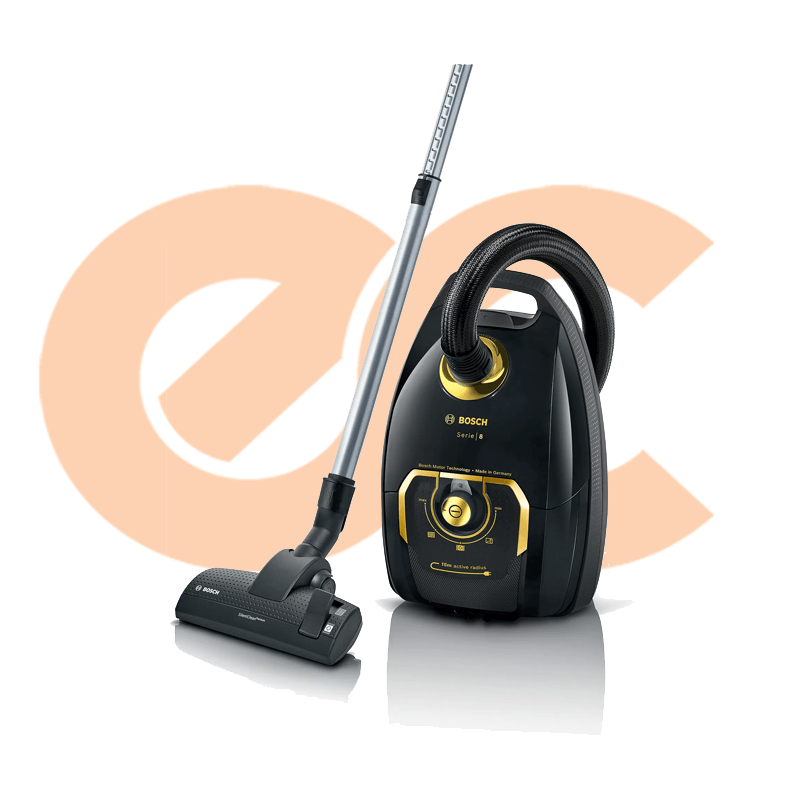 Bosch vacuum cleaner Serie 4 Bagged Black/Gold, 2200 Watt BGL38GOLD