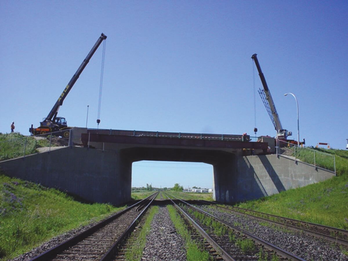 Dugald Road Overpass Rehabilitation Ernst Hansch Construction Ltd.