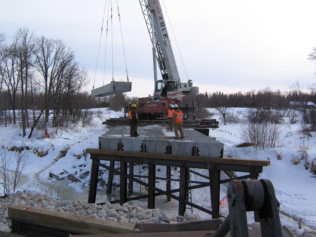 Strecker Bridge Replacement Ernst Hansch Construction Ltd.