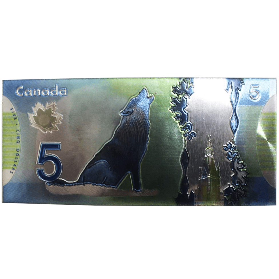 Fake 5 Canadian Dollar Bill EH Canada Canada's 1 Canadian