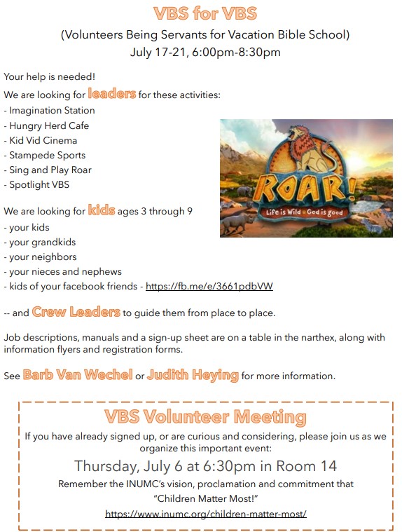 News • Evangel Heights United Methodist Church