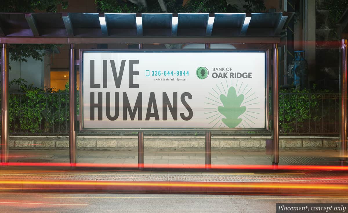 Bank of Oak Ridge Rebranding E Henderson Studio