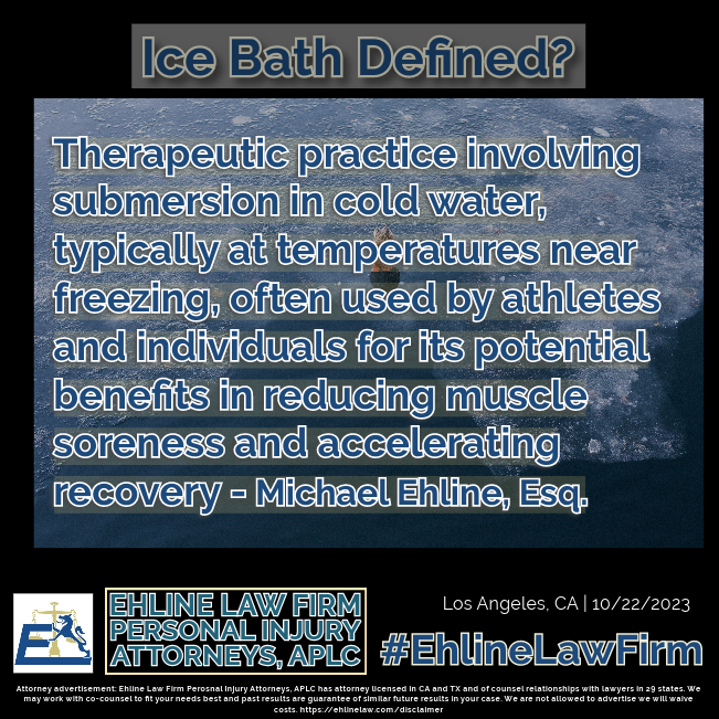 Can I Sue My Boss or Coach for Frostbite, Hyperthermia or Hypothermia? Ice Bath Example