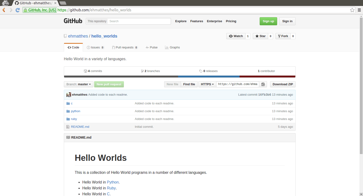 GitHub Pages for NonRubyists Eric Matthes Teacher, hacker, author...
