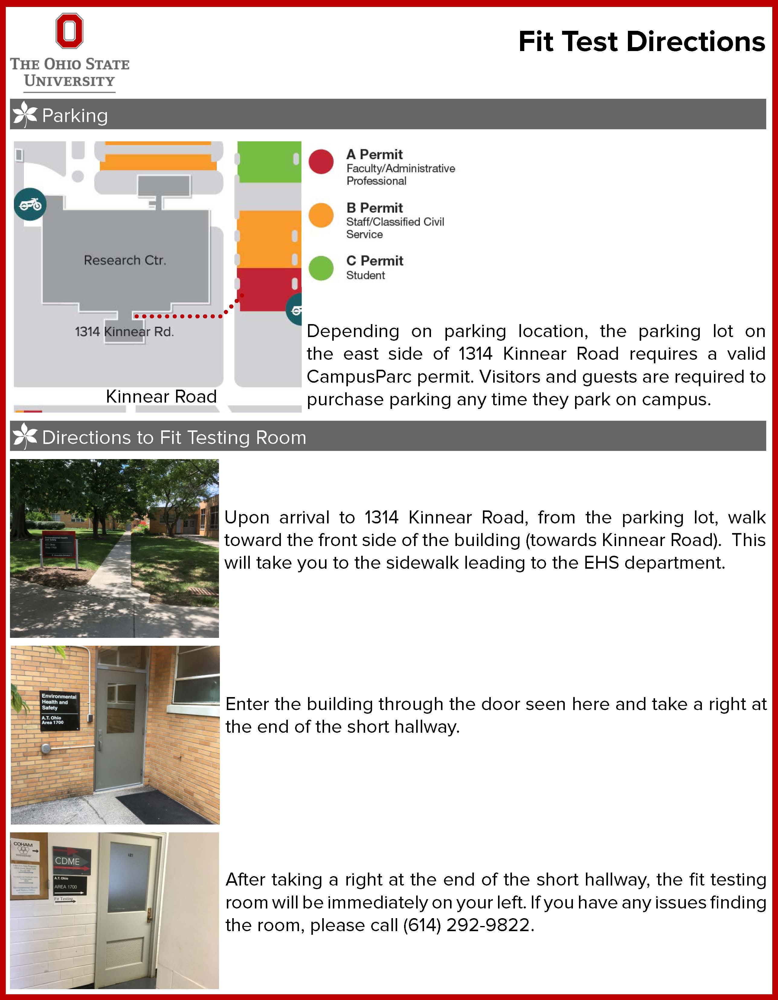 Respirator Fit Test Directions Environmental Health and Safety