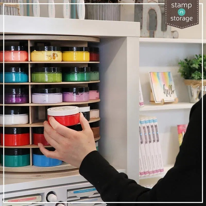Chalk Couture Paste Storage Ideas for an Organized Craft Room Empty
