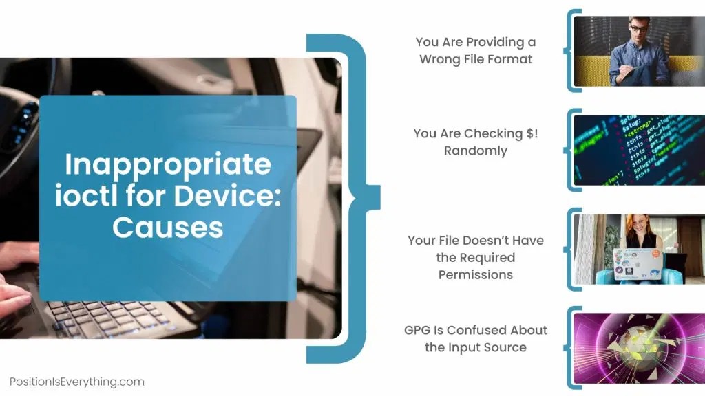 Inappropriate ioctl for Device How Can You Eliminate It Permanently
