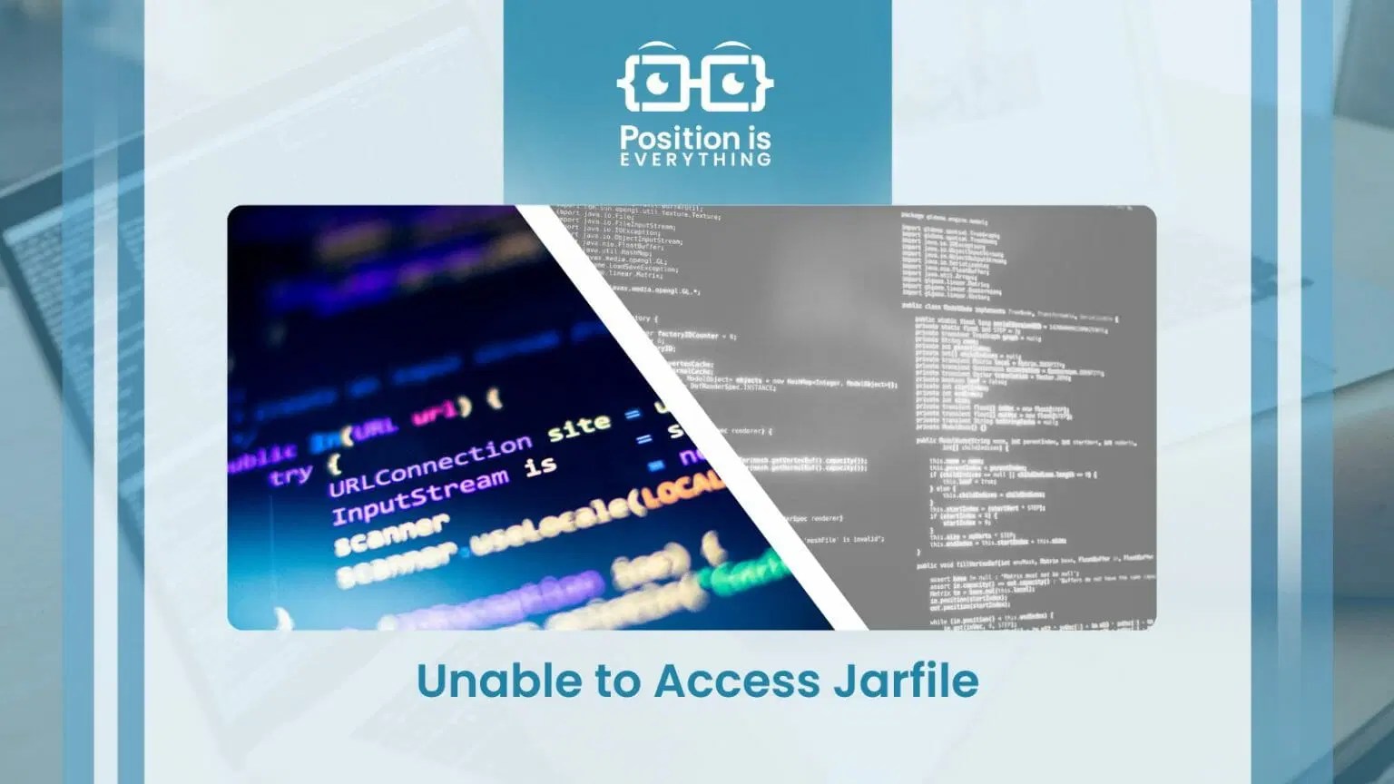 Unable to Access Jarfile A StepbyStep Guide for You Position Is