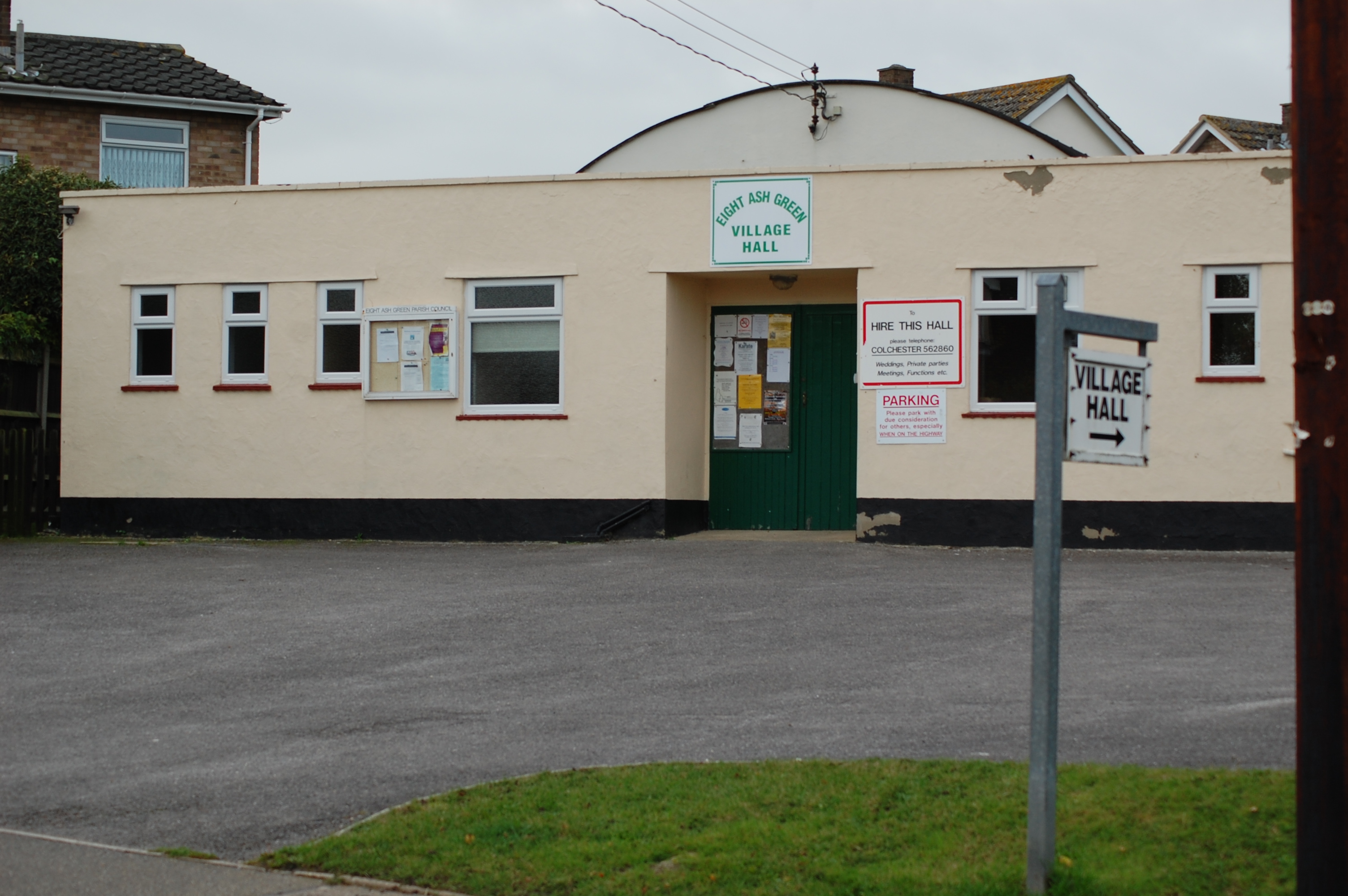 Village Hall Eight Ash Green Village site