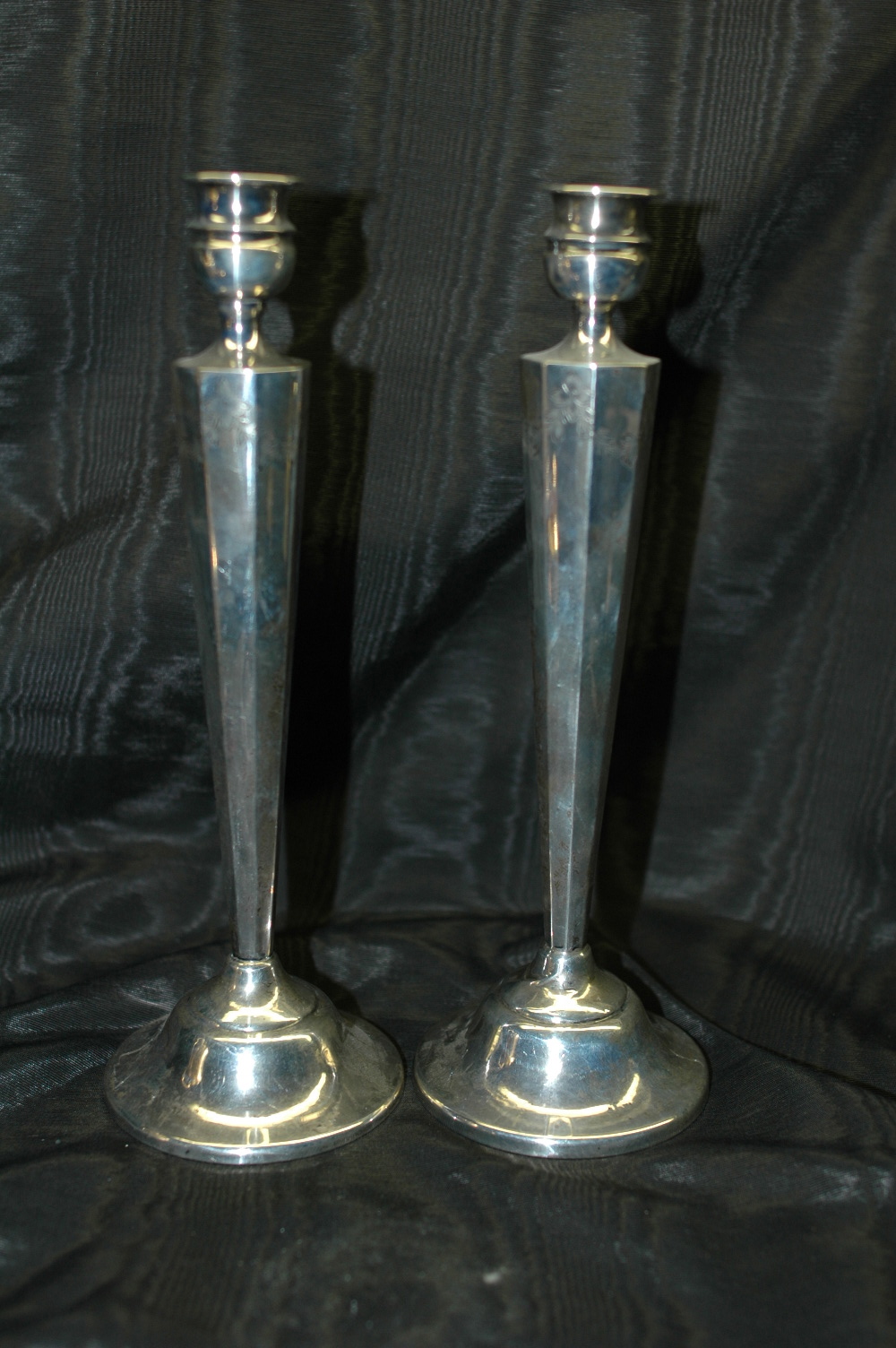 J. Wagner & Son Sterling Candlesticks