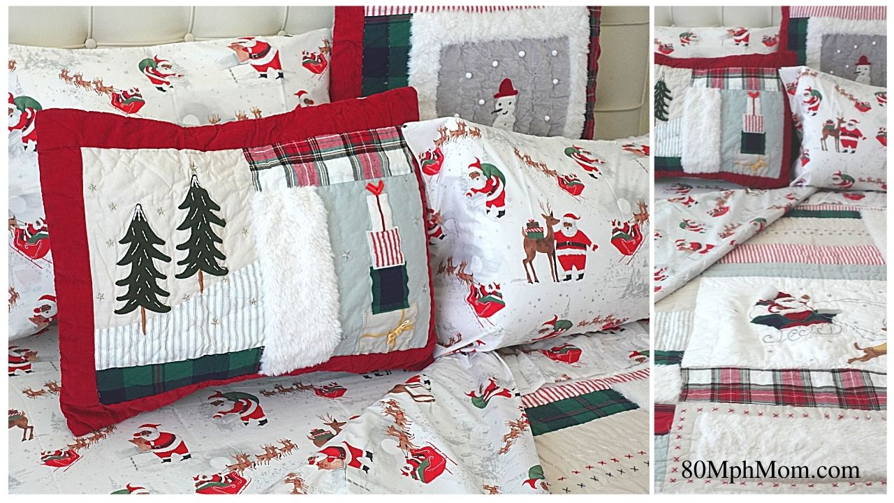 Pottery Barn Christmas quilt blog.knak.jp