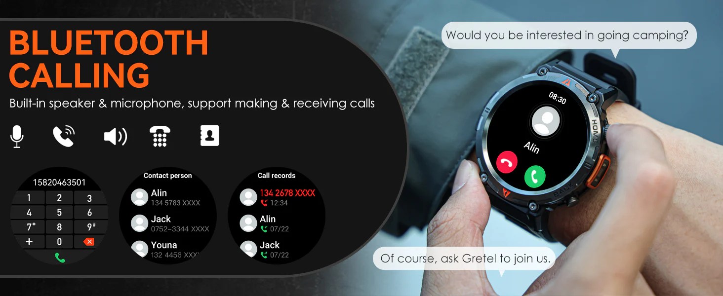 EIGIIS Smartwatch KE3: How to Connect Bluetooth