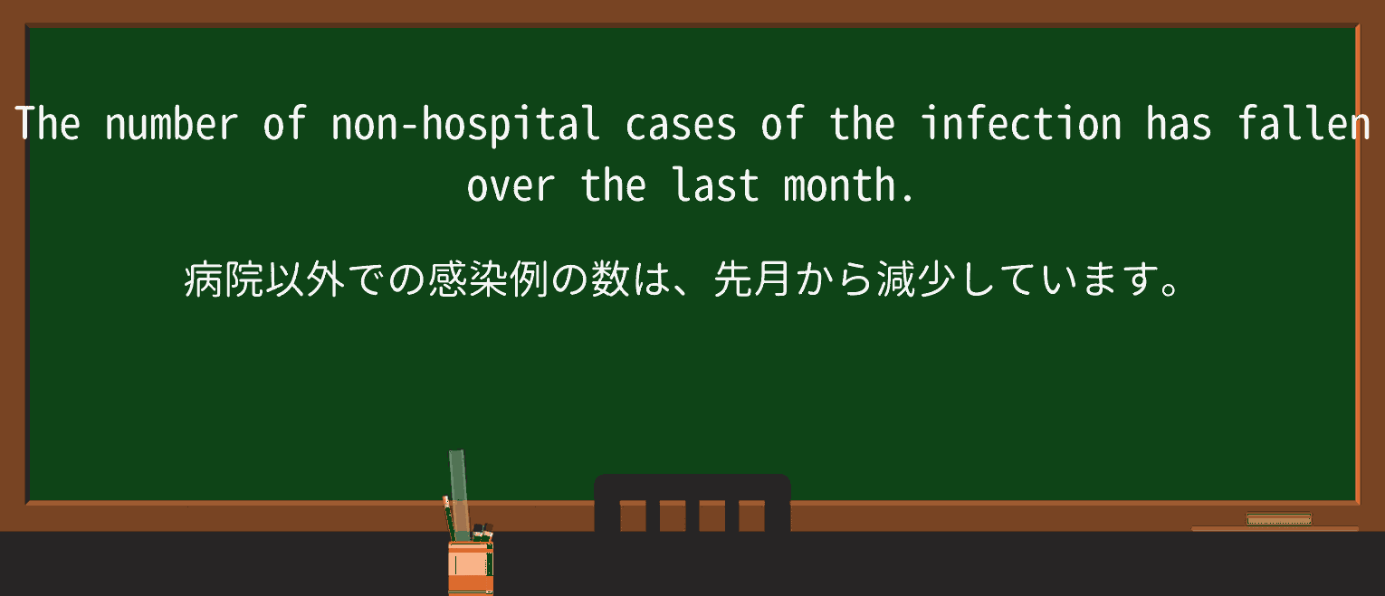 【英単語】nonhospitalを徹底解説！意味、使い方、例文、読み方
