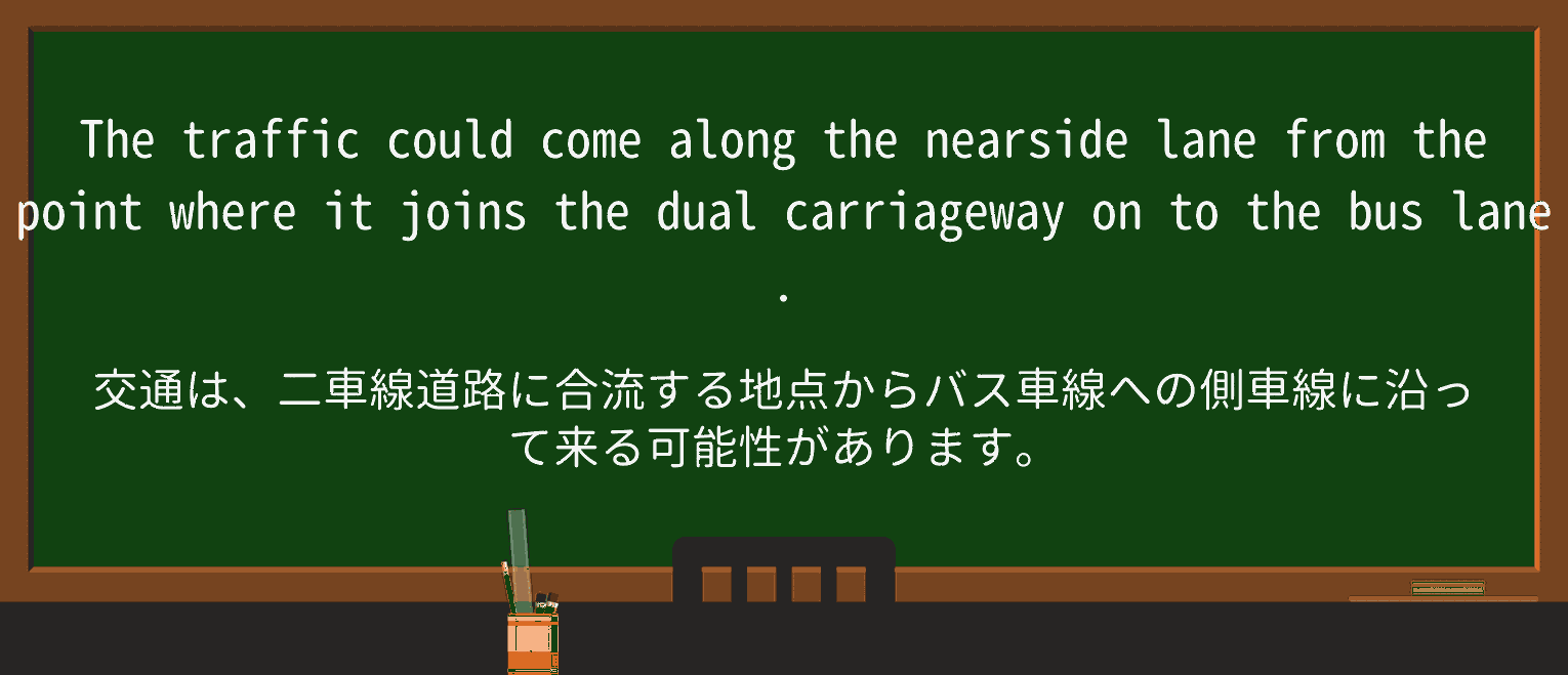【英単語】buslaneを徹底解説！意味、使い方、例文、読み方