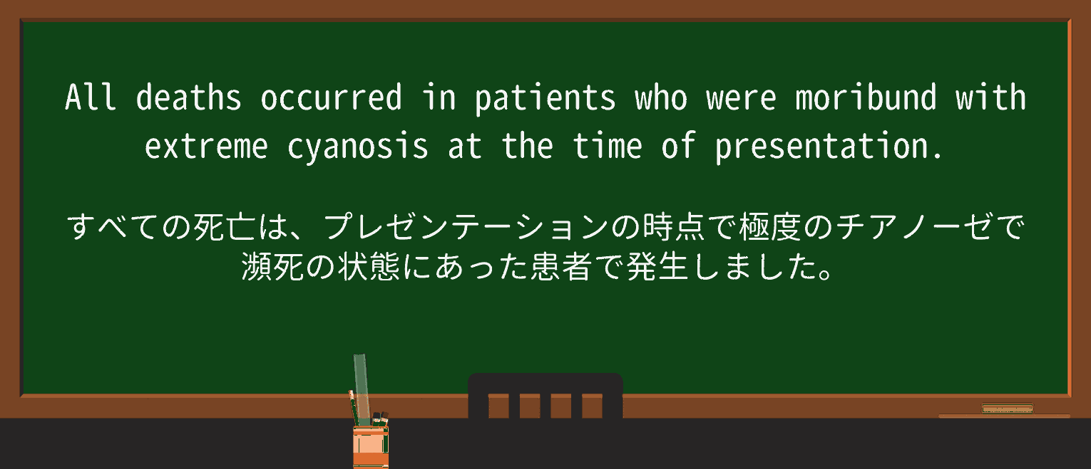 【英単語】moribundを徹底解説！意味、使い方、例文、読み方