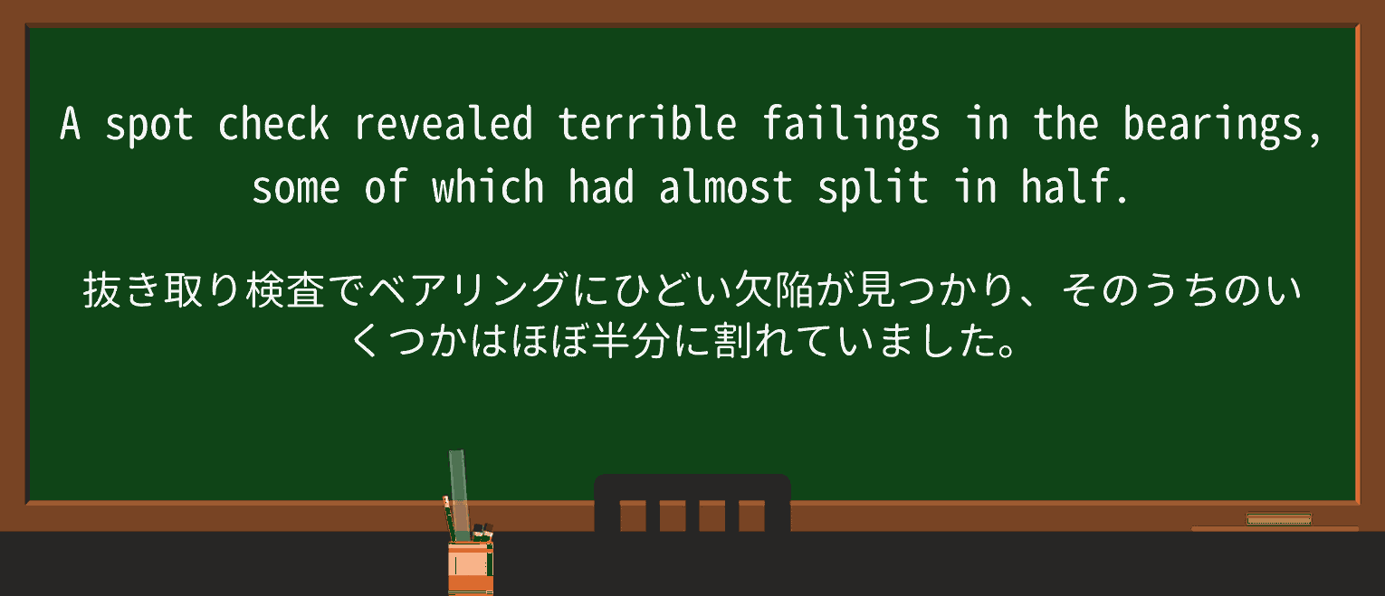 【英単語】spotcheckを徹底解説！意味、使い方、例文、読み方