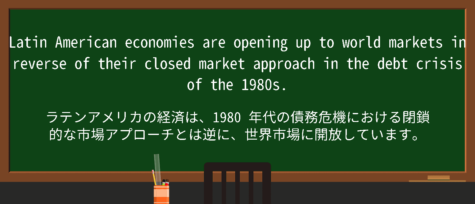 【英単語】closedmarketを徹底解説！意味、使い方、例文、読み方