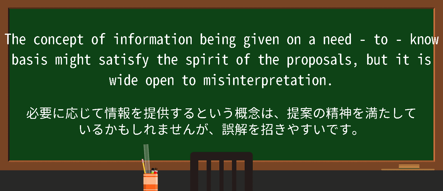 【英単語】onaneedtoknowbasisを徹底解説！意味、使い方、例文、読み方