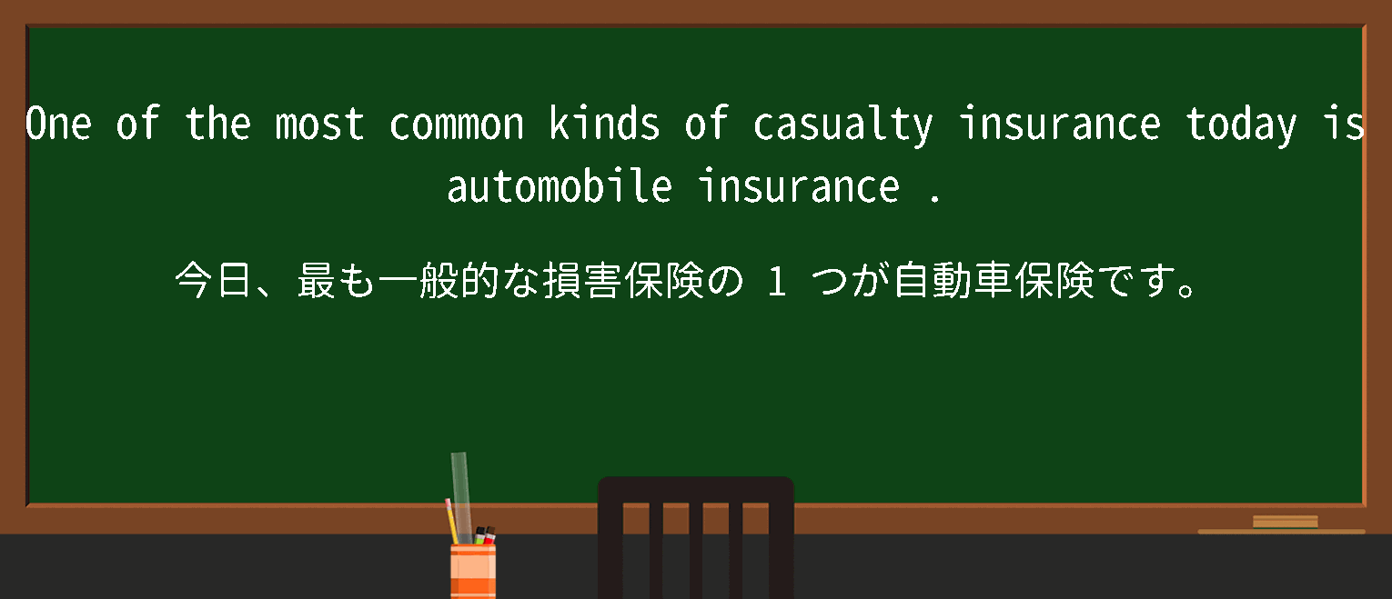 【英単語】automobileinsuranceを徹底解説！意味、使い方、例文、読み方