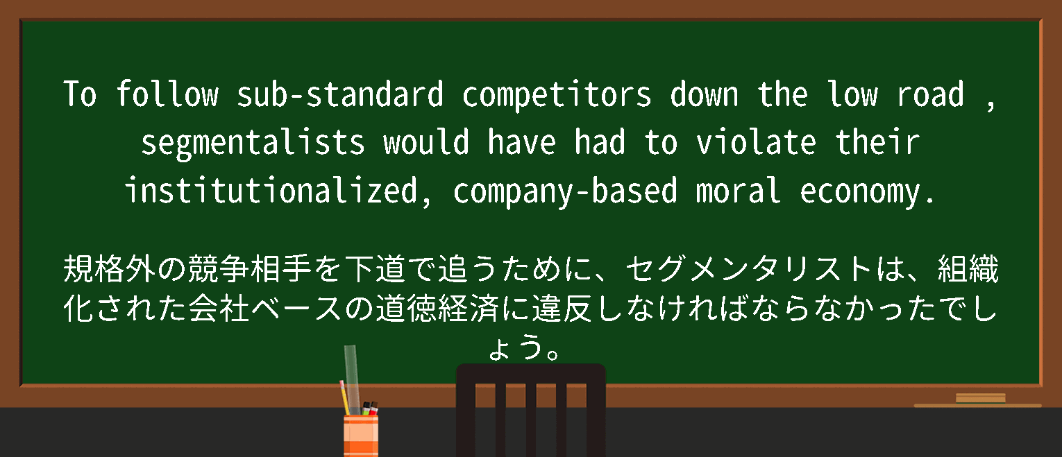 【英単語】lowroadを徹底解説！意味、使い方、例文、読み方