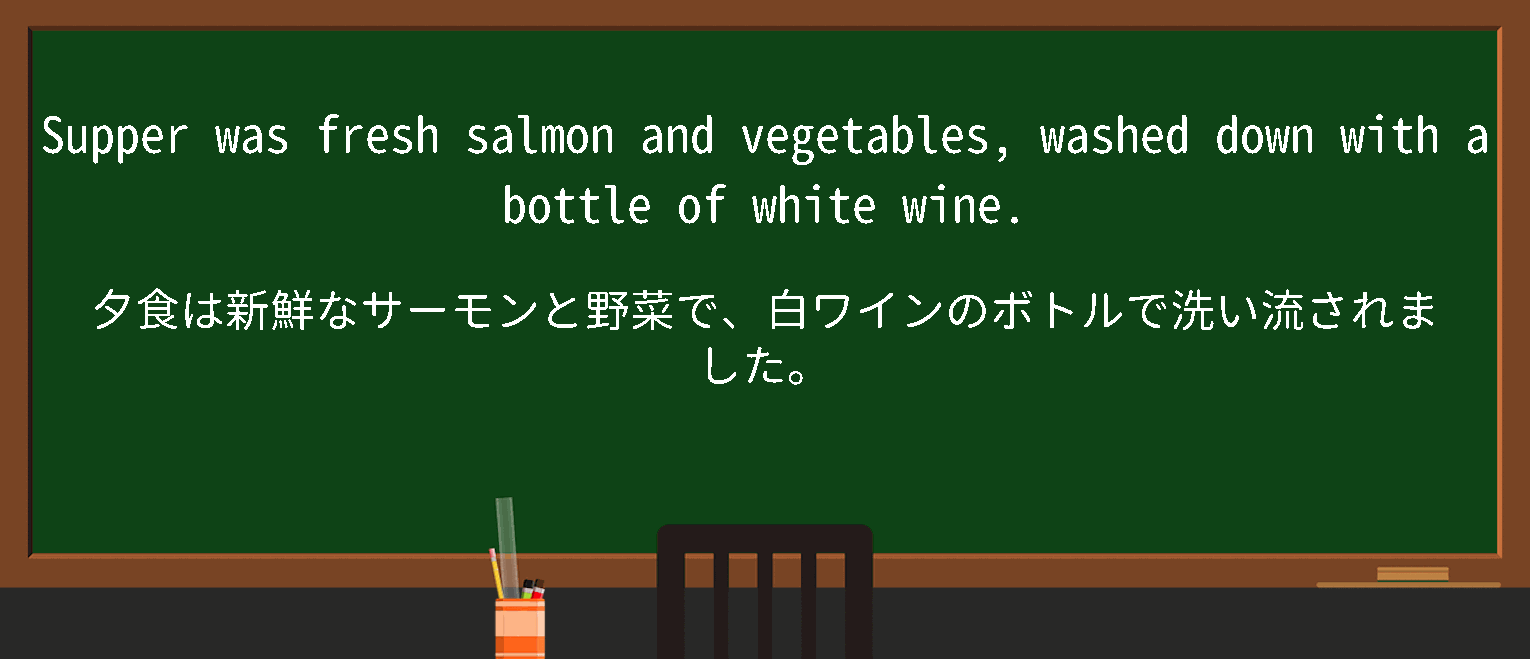 【英単語】washdownを徹底解説！意味、使い方、例文、読み方