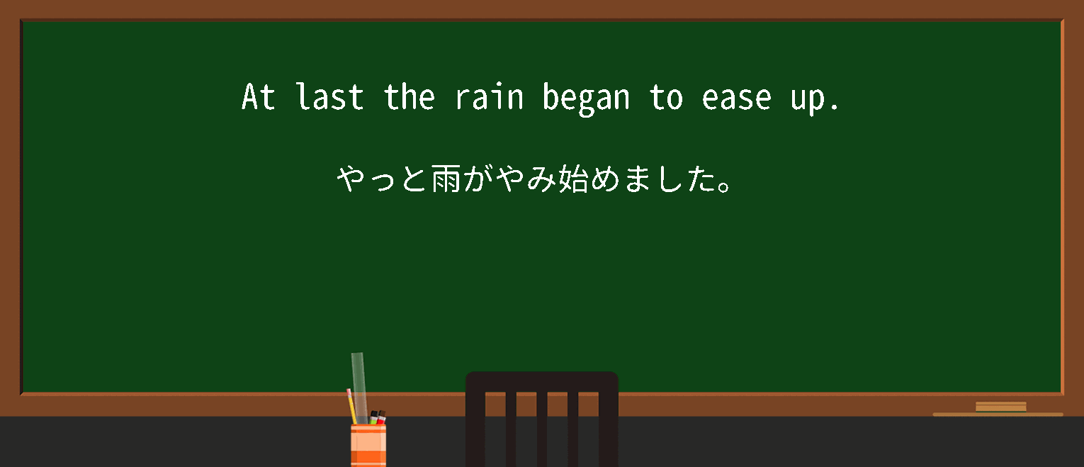 【英単語】easeupを徹底解説！意味、使い方、例文、読み方