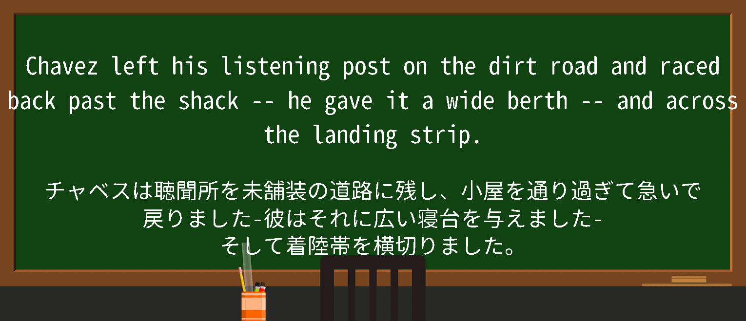 【英単語】listening postを徹底解説！意味、使い方、例文、読み方