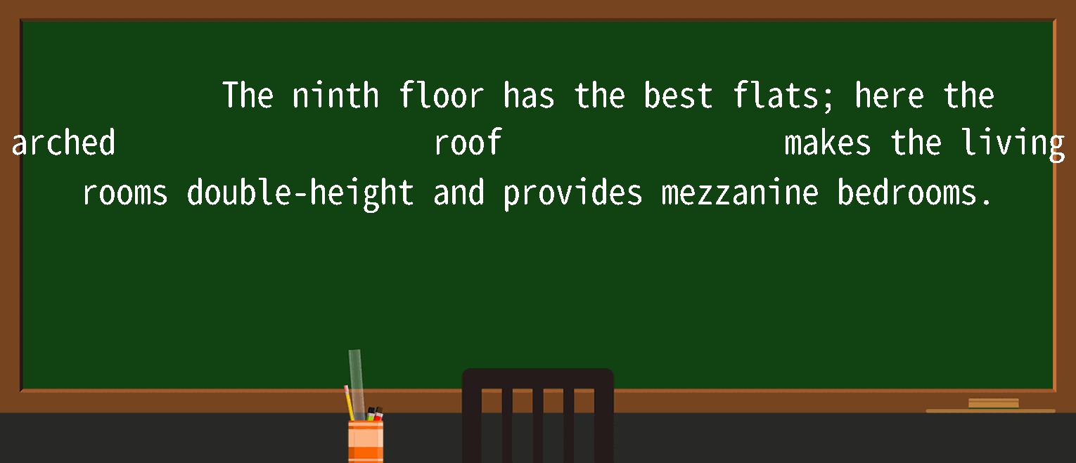 Explicación detallada de “arched roof”! Significado, uso, ejemplos