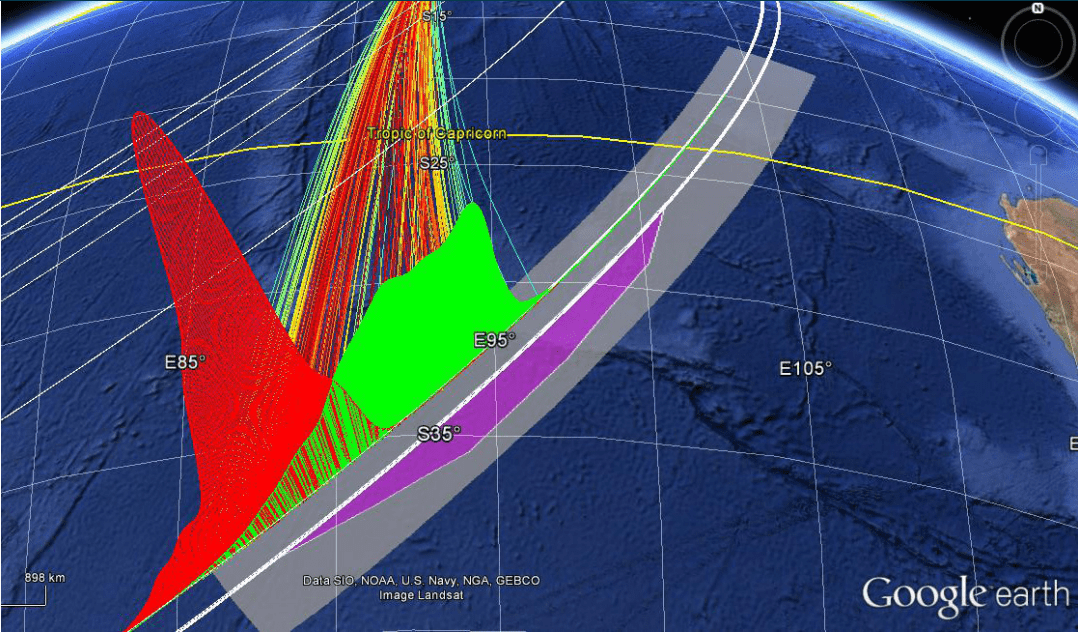 Satellite Analysis Refines MH370 Flight Path « Earth Imaging Journal