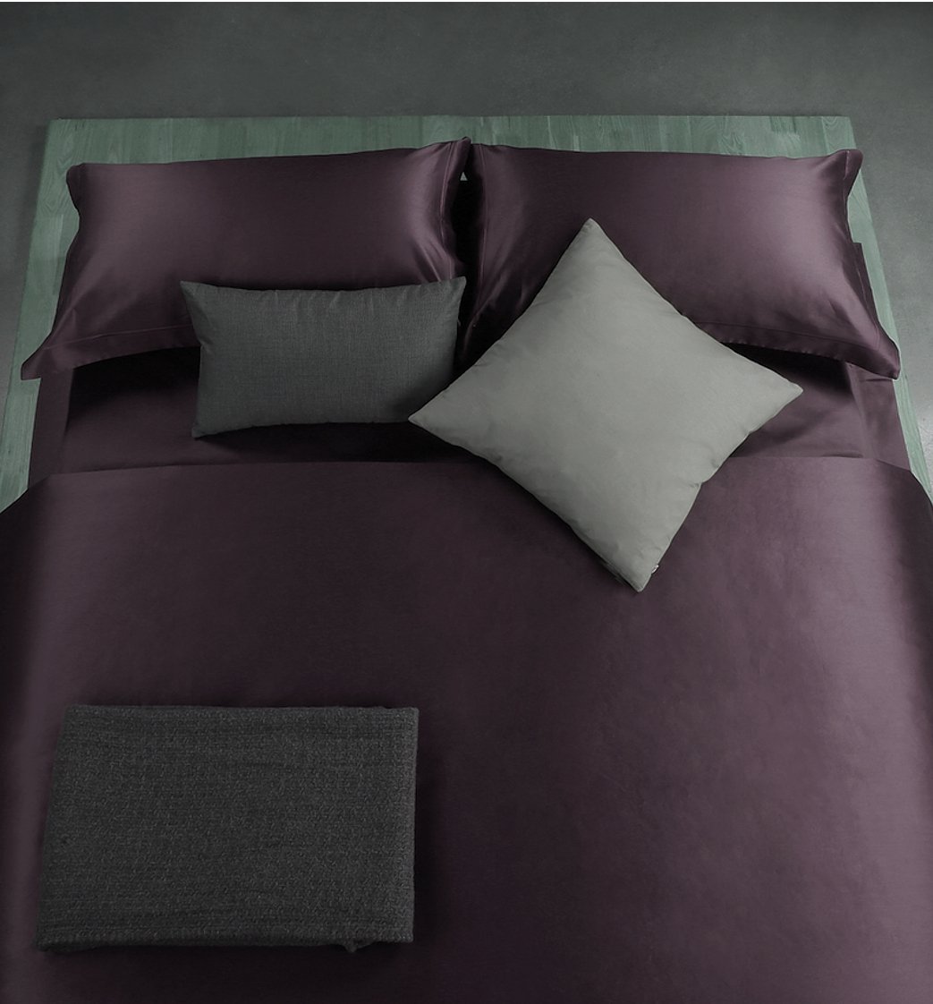 Solid Color Egyptian Cotton Luxury Bedding Set 400TC Long Staple Pima