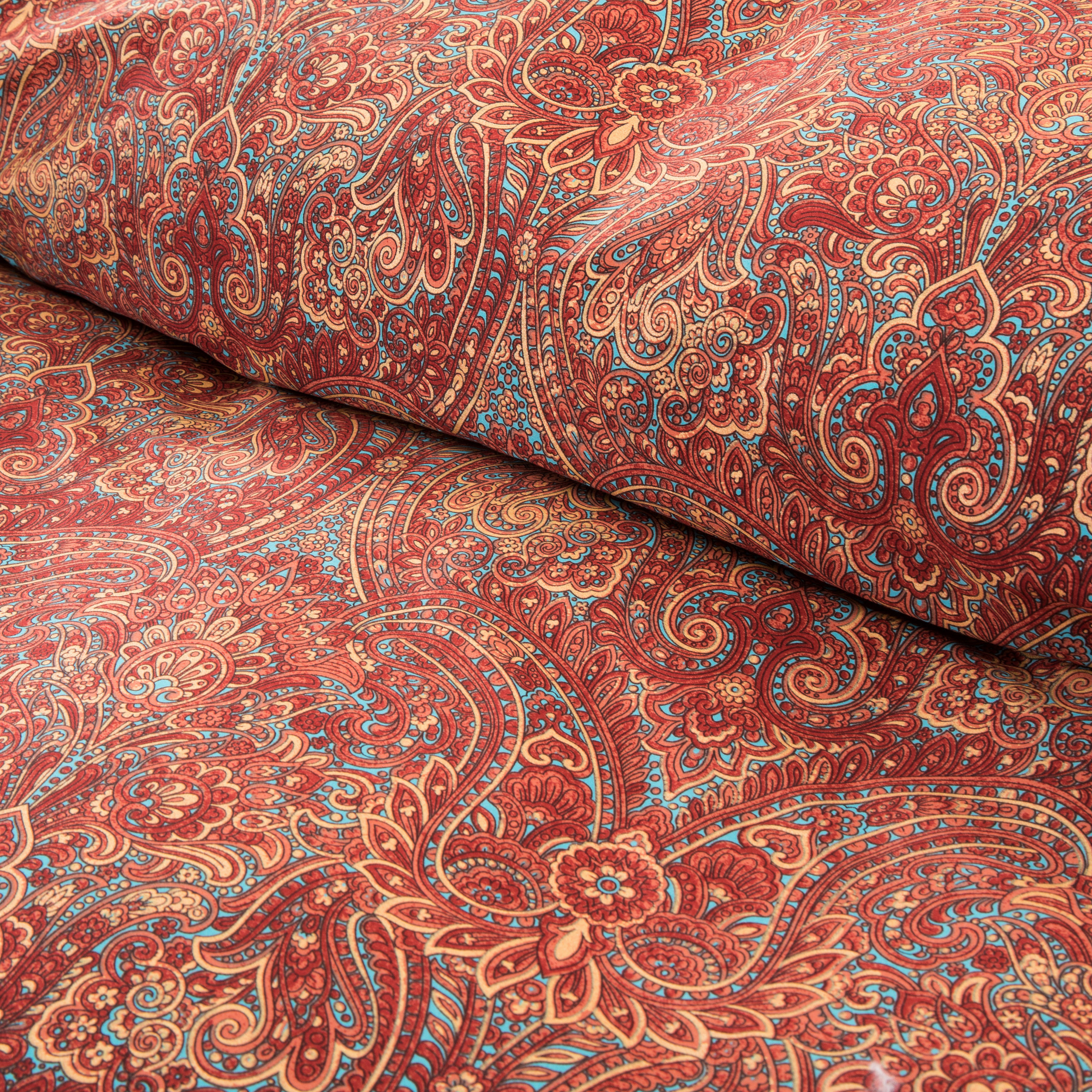 Boho Chic Traditional Paisley Design Bedding Duvet Quilt Cover Set